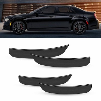 for 2015-2023 Chrysler 300 Smoked LENS LED SIDE MARKER LIGHTS FRONT & REAR SET E