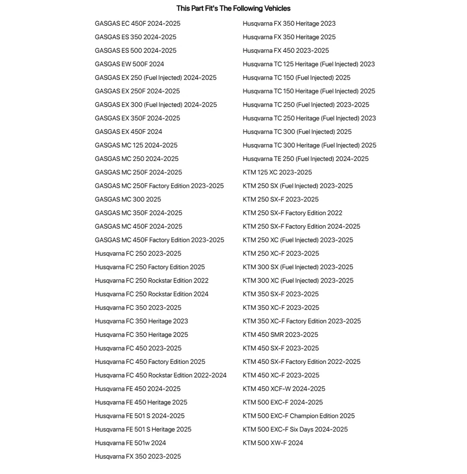 Manguera SamcoSport Frame pieza en T negra para Husqvarna FC 250 edición de fábrica 2025 Foto 2 de 2