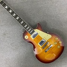 Standard Brown LP electric guitar flame maple...
