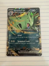 Pokémon TCG Tyranitar EX Prismatic Evolutions Holo Card 064/131