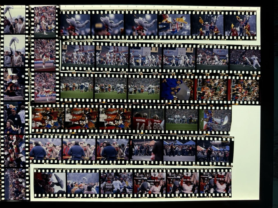 Super Bowl XIX Dolphins Vs 49ers 1/20/1985 - 210 - 35mm Color Positive  photos - Image 4 of 4