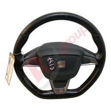 SEAT IBIZA TSI FR MK4 COMPLETE STEERING WHEEL 12-17