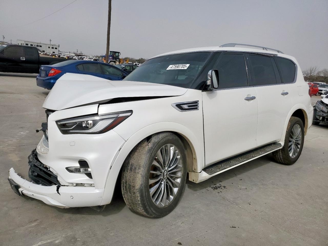 Used A/C Compressor fits: 2021 Infiniti QX80  Grade B