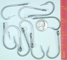 10 6/0 7691S Stainless steel fish hooks Tuna dorado mahi sailfish wahoo kings