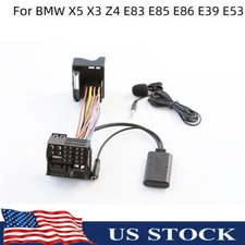 12PIN AUX Bluetooth 5.0 Adapter Wireless Music Audio Cable for BMW E85/E86 03-08