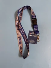 KC Kansas City Royals Lanyard WinCraft NWT Blue/Gray