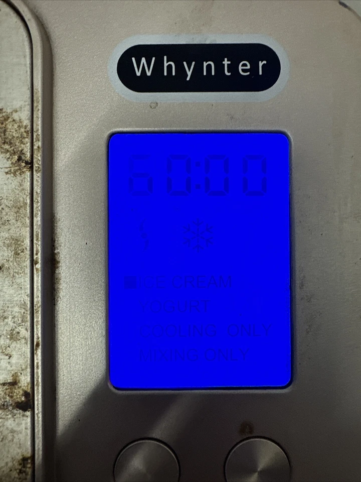 Máquina para hacer helados y yogur Whynter automática 2 cuartos con Compre Incorporado... Foto 4 de 4