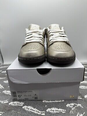 WOMENS AIR JORDAN 1 LOW SE METALLIC ZINC-SUMMIT WHITE HQ3529 WOMENS AIR JORDAN 1 LOW SE METALLIC ZINC-SUMMIT WHITE HQ3529