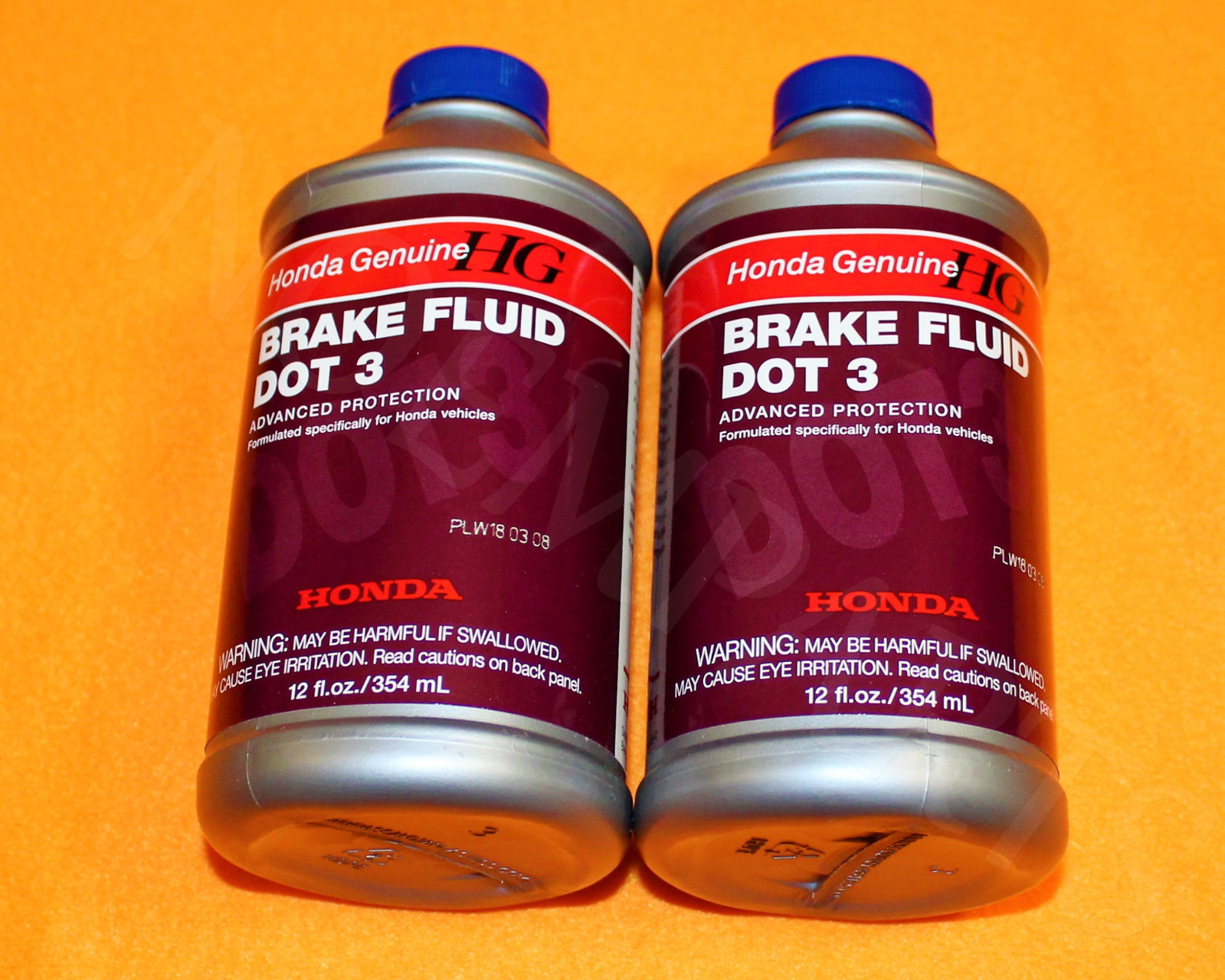 2 x NEW GENUINE HONDA BRAKE DOT 3 Fluid Oil BUY HONDA FOR YOUR HONDA