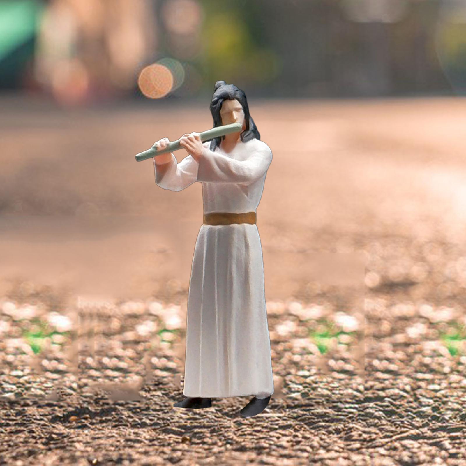 1/64 Chinese Ancient Figure Model Train Railway Movie Props Sand Table ...
