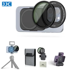 2in1 Magnetic Phone Grip Lens Filter Adapter fr iPhone 17 16 15 14 Pro Max Plus