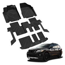 Floor Mats for Nissan Pathfinder 2013-2020 Custom 1st & 2nd & 3rd Floor Liners