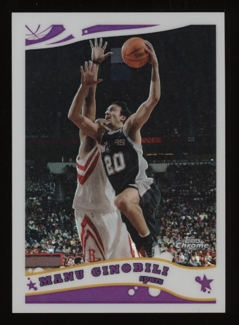 2005-06 Manu Ginobili Topps Chrome Refractor #993/999 *NICE* Invest NOW