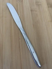 Mar Crest CITATION Glossy Starburst Wavy Handle Stainless DINNER KNIFE 8"