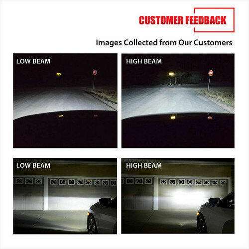 For Lexus LS430 2001-2006 - 6x 6000K LED Headlight Bulbs High Low Beam combo Kit
