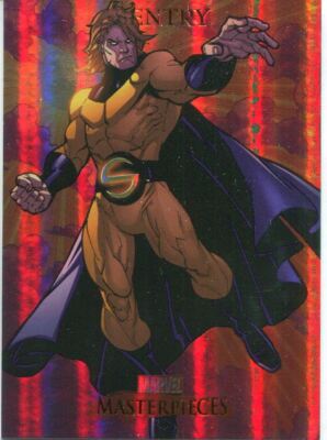 Marvel Masterpieces 2007 Fleer Foil Parallel Base Card #74 Sentry