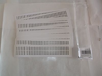 24PJ38 Wire Marker, Preprinted, Nylon, PK25 (F7T)