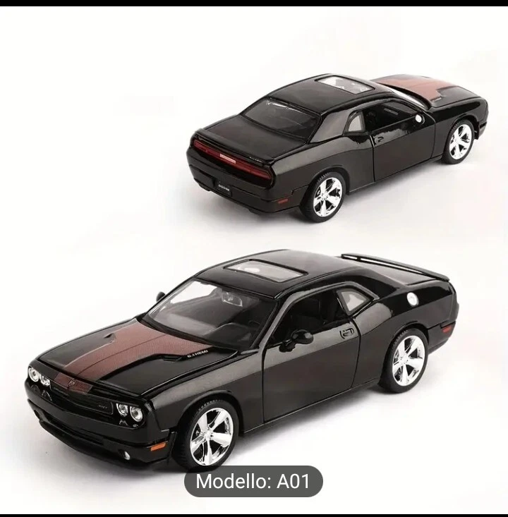 Modellino DODGE Maisto in Ferro scala 1: 24 Nero - Immagine 2 di 4