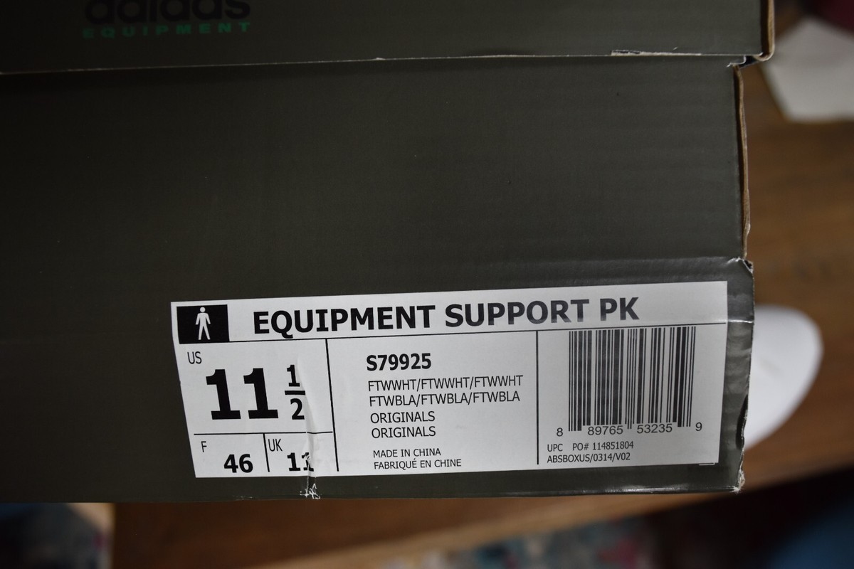 Size 11.5 - adidas EQT Support 93 Primeknit All White 2016
