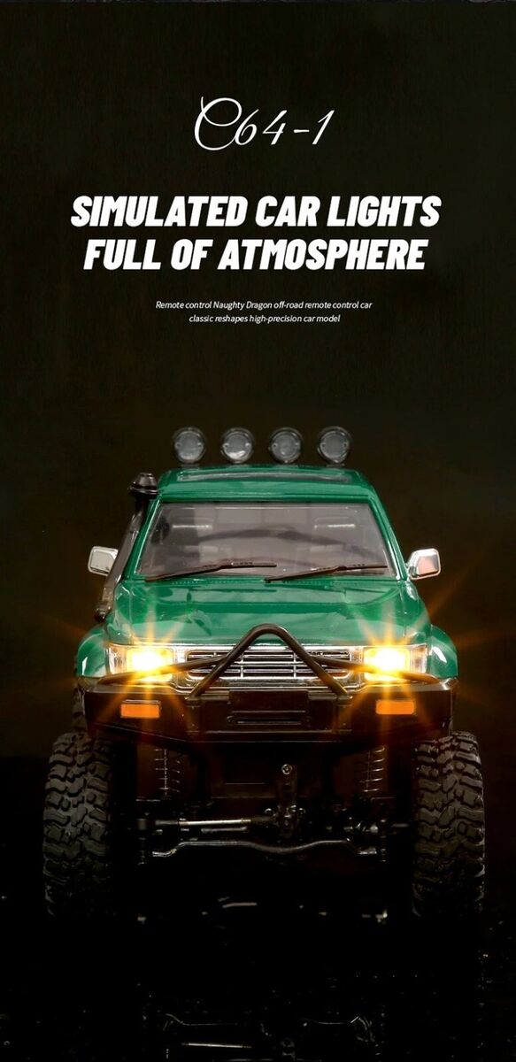 1/16 HILUX Model Off-road Rc Vehicle 4WD Electric WPL C64-1 1/16 HILUX Model Off-road Rc Vehicle 4WD Electric WPL C64-1