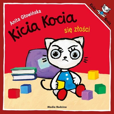 Kicia Kocia się złości Anita Głowińska Kitty Kotty Polish Book for Children Kids