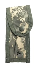 USGI ACU Digital Camo MOLLE II 9MM Single MAG Pistol Magazine Pouches - NIB