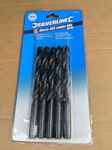 SILVERLINE 12MM HSS JOBBER DRILL BITS 