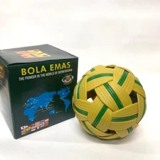 Thai Sepak Takraw Official Ball | Handwoven Rattan Ball for In/Outdoor