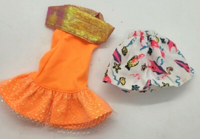 Vintage 90s Barbie Fashion 6 Gift Pack Fashion Outfits 1 DRESS & 1 SKIRT ONLY 