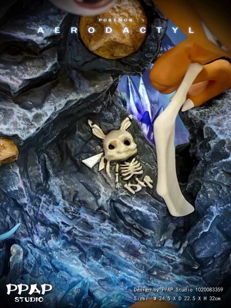 PPAP Studio Aerodactyl Statue H32cm Fossil Group Series Anima