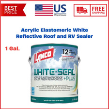 White-Seal plus 1 Gal. 100 Acrylic Elastomeric White Reflective Roof and RV Sea