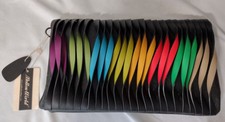 Womens Mellow World Purse Rainbow Foldover Convertible Crossbody Wristlet Black