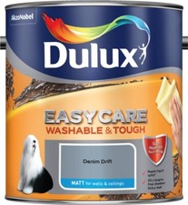 Dulux Easycare - All Colours - Matt Emulsion - Free P & P - 2.5L