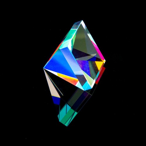 20mm Rainbow Optical Glass Crystal Pyramid Prism For Natural Sciences 1PCS - Picture 9 of 15