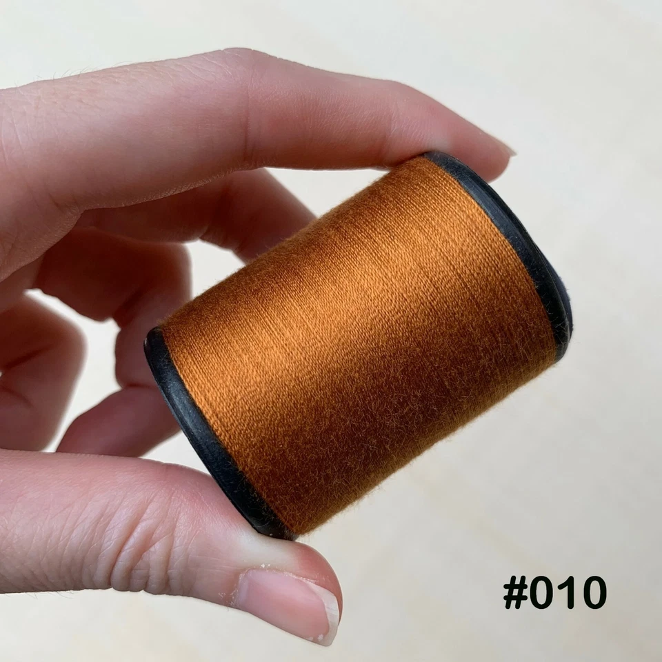 Yellow Gold Color Shades 9 Spools Sewing Thread All Purpose Polyester 600 Yards - Image 4 of 4