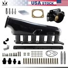 Intake Manifold Kit Throttle Body 90mm Fuel Rail For Toyota Supra Chaser 2Jz-Ge
