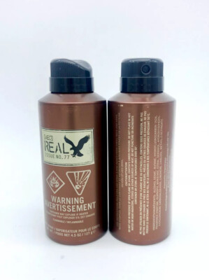2x AEO Real Issue No 77 Body Spray Cologne Large Size 127g