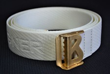 BOGNER GÜRTEL für SKI HOSE DAMEN HERREN WEIß GOLD ONE SIZE 140 cm UVP 95 € NEU