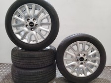 MINI F55 F56 F57 16" Silver Victory Spoke 495 Alloy Wheels Set and Tyres 6855104