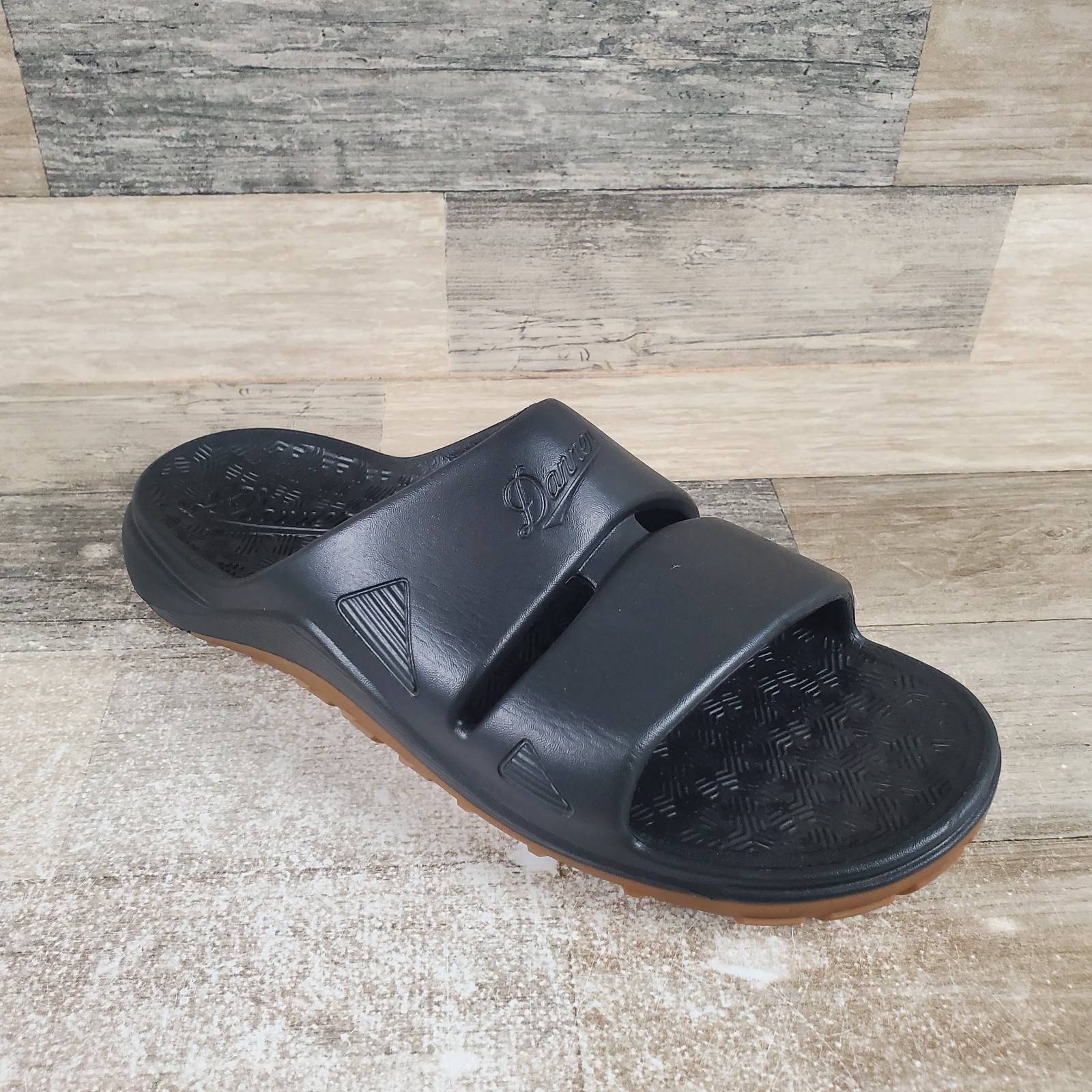 APL Sandali donna Danner Shelter Cove slide taglia 8 comodi neri leggeri slip on