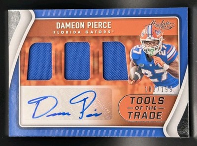 2022 Panini Chronicles Absolute Draft - Tools of the Trade Dameon Pierce /199
