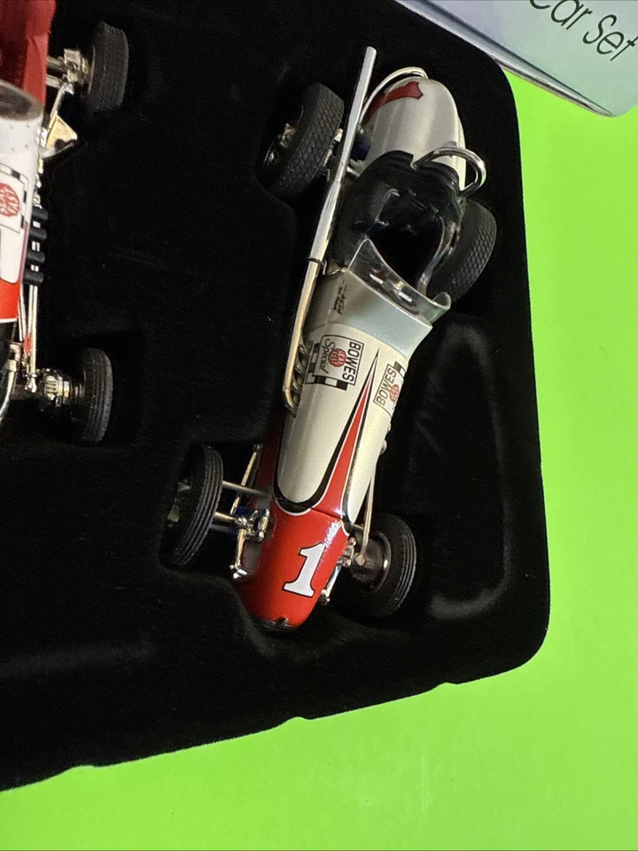 CONJUNTO DE 3 CARROS 1/43 #1 A J FOYT USAC #5 ANÃO, #1 SPRINT, #1 DIRT CHAMP GMP BOWES - Imagem 3 de 4