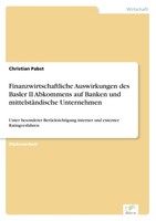 Christian Pabst | Finanzwirtschaftliche Auswirkungen Des Basler Ii Abkommens...