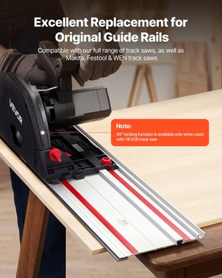 #ad #ad Track Saw Guide Rail 110 Inch Cutting Range for Woodworking Projects $87.97