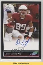 2016 Leaf Ultimate Draft Spectrum Silver 11/15 Devon Cajuste Auto READ 0c6