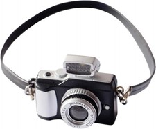 Miniature Camera 1:4 Scale Mini Camera Prop Mini Camera Ornament Vintage Came...