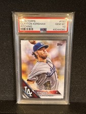 2016 Topps Clayton Kershaw #150 PSA 10 Gem Mint