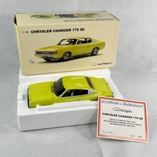 1:18 Biante / Autoart 1972 Chrysler Charger 770 SE in Limelight - Boxed Unused.