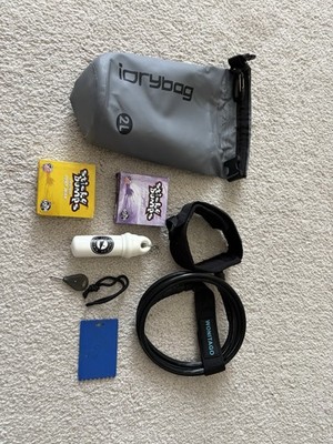 Surfboard/ Stand Up Paddleboard Accessory Kit with Dry Bag, Leash, Surf Wax etc