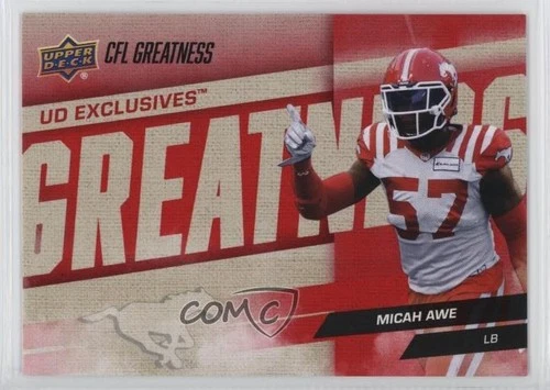 2024 Upper Deck CFL CFL Greatness Exclusives /100 Micah Awe #95